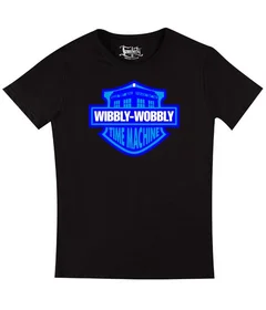 Прикольные футболки: Доктор Кто - Wibbly-Wobbly на черной